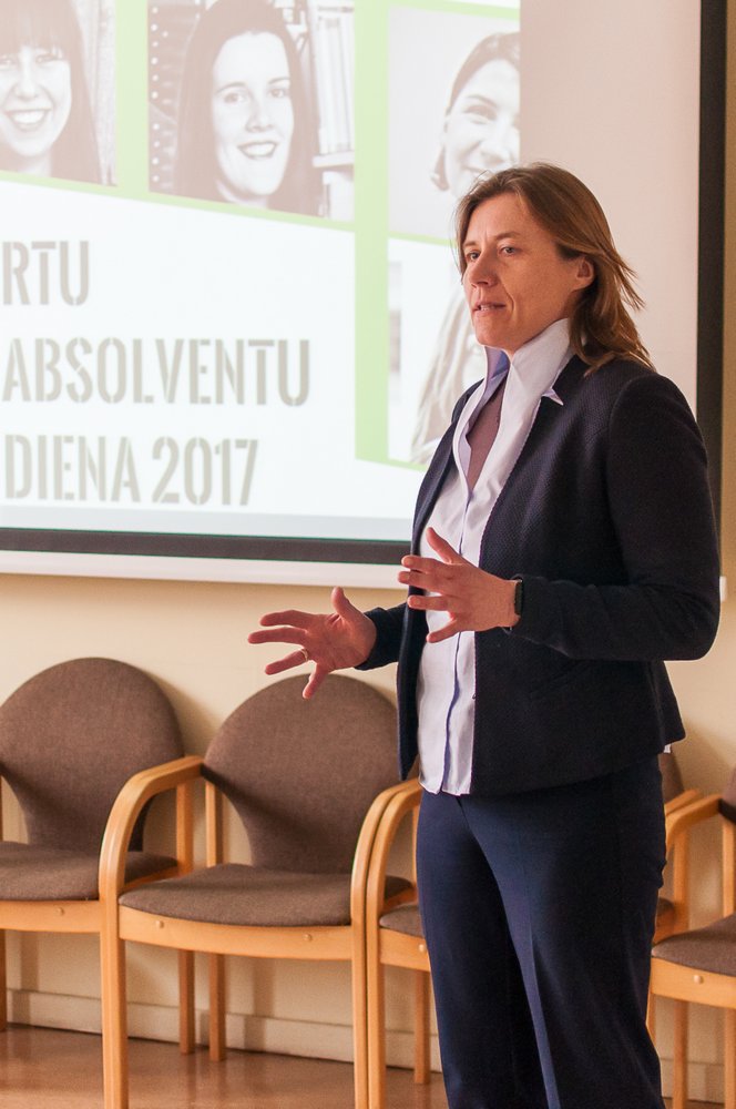 RTU Absolventu asociācijas izpilddirektore Anita Straujuma.